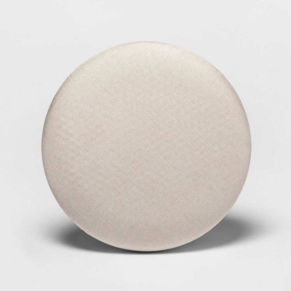 heyday Round Portable Bluetooth Speaker in Light Beige
